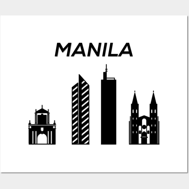 Manila Capital of the Philippines Wall Art by maro_00